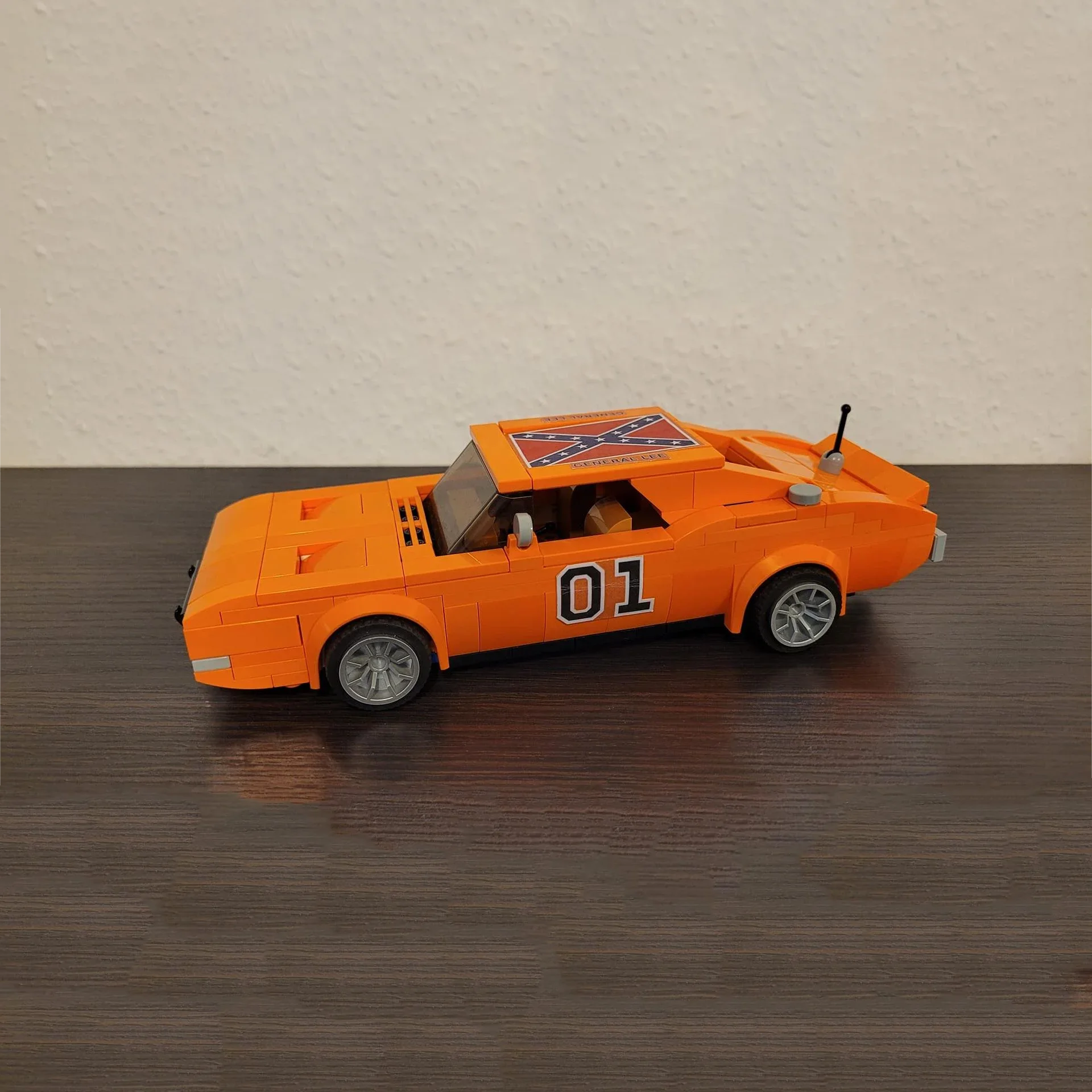 MOC The Epic Car Building Blocks, General Lee Modelo, Speed Champions, Tecnologia Bricks, DIY Assembleia Criativa, Brinquedos para Crianças, Presente, 334Pcs