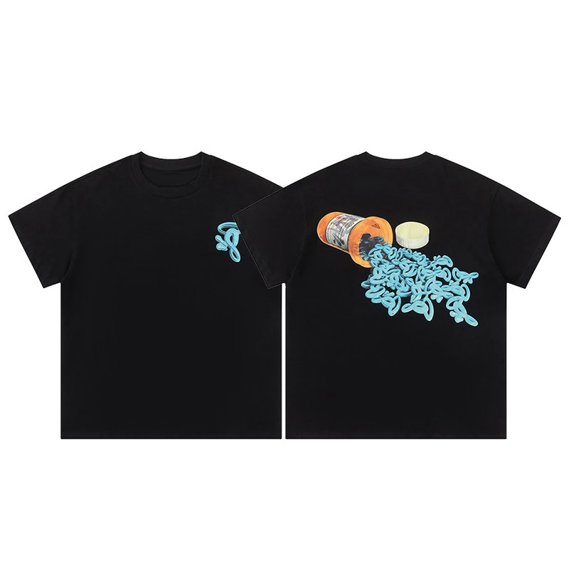 Rare Summer Sy New Na 2026 World Letter-printed Trendy Men's and Women's Streetwear Hip-hop Loose Casual Short-sleeved T-shirt