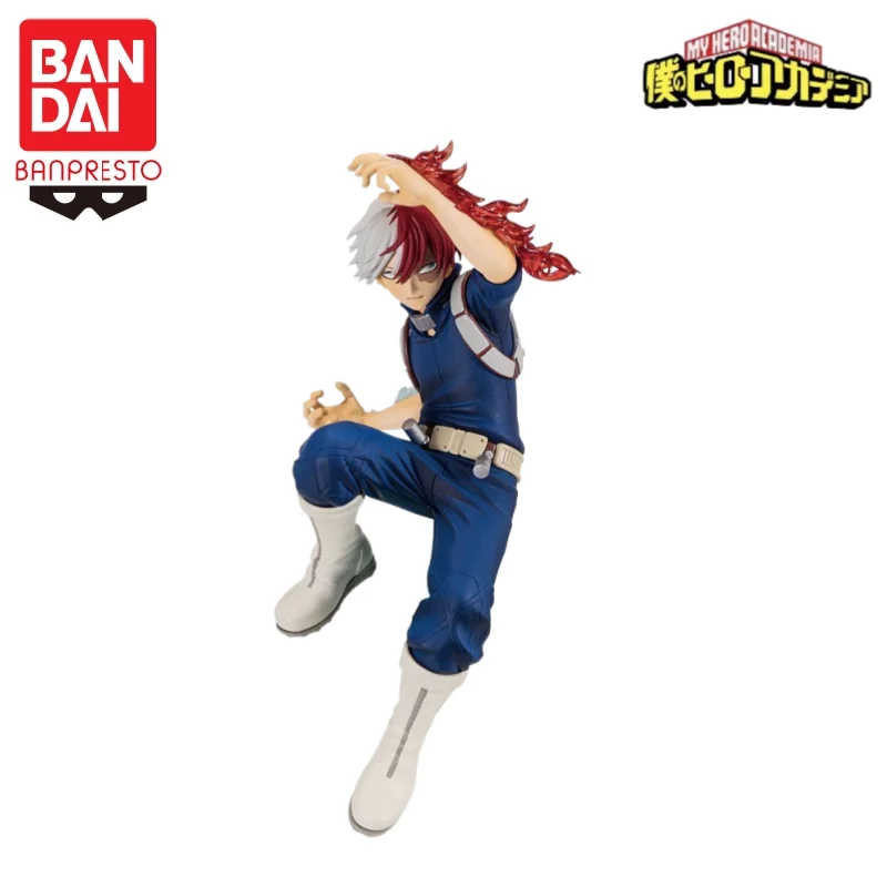 In Voorraad Bandai Originele Banpresto Mijn Hero Academia Vol 2Todoroki Shoto Action Figure Model Pop Gloednieuwe Boxed Anime Karakters