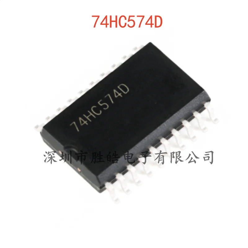 

(10PCS)74HC574D , 653 74HC574 Three-State Output of The Eight-Way D-Type Positive Edge Trigger SOIC-20 Integrated Circuit