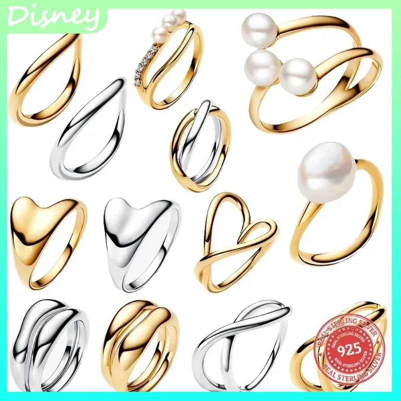 

Классическое кольцо органической формы с двойной оберткой 2025 года и пресноводным культивированным жемчугом, элегантный ювелирный подарок для женщин