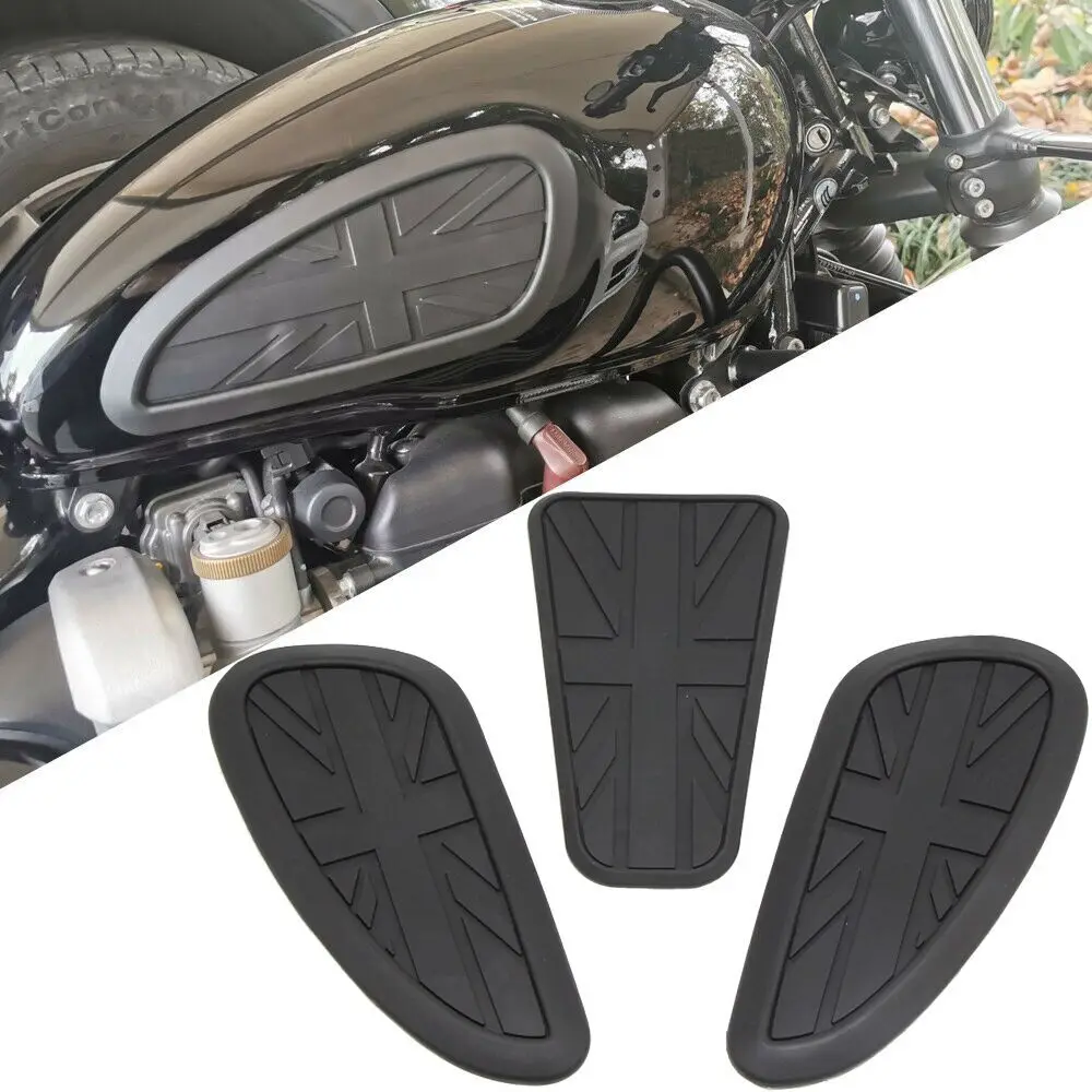 

Universal Retro Motorcycle Anti slip Tank Pad Side Gas Knee Grip Traction Pads Protector Sticker For Triumph Harley Honda Yamaha