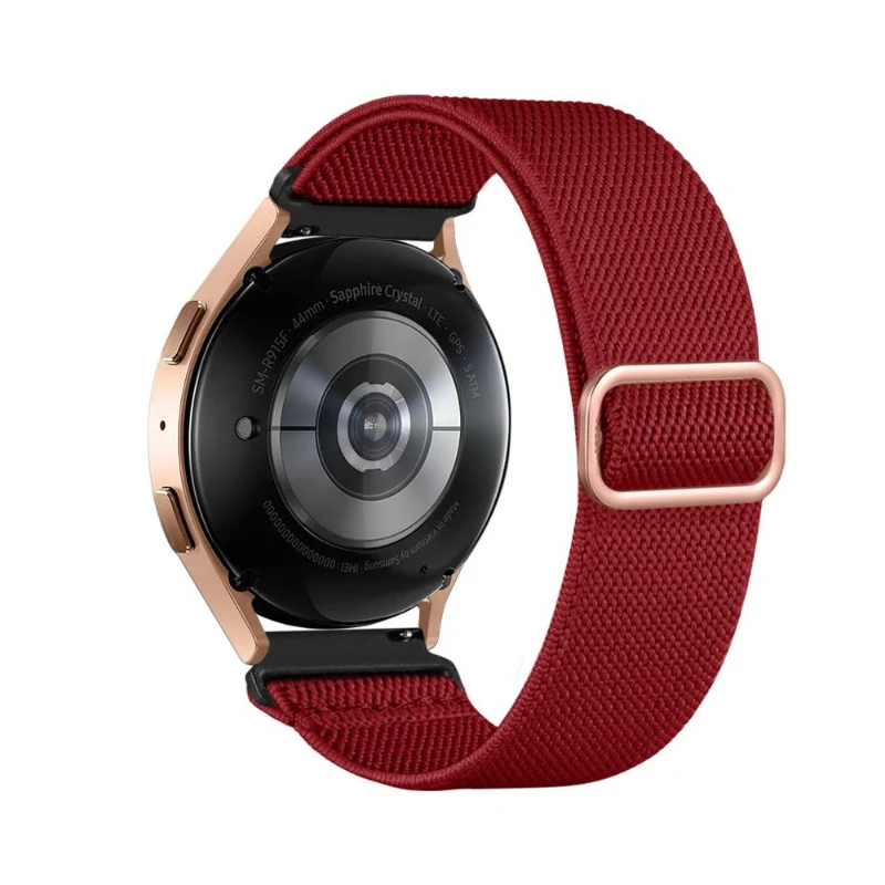 

Suitable for Samsung smartwatch strap GT3/4 remote control new color woven slider 20mm elastic band galaxy watch strap