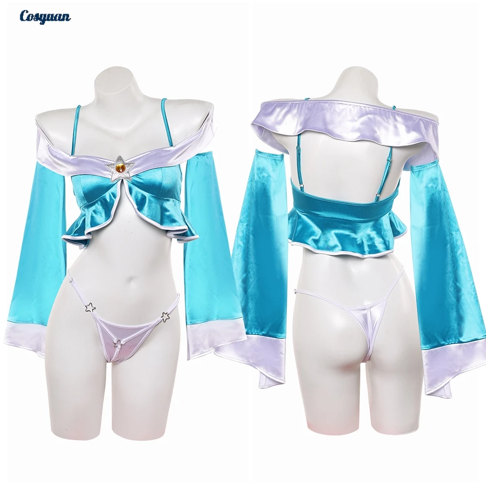 

Anime Game 2026 Movie Cosplay Rosalina Lingerie Set Cloth Women Party Disguise Roleplay Halloween Costume Carnival Outfits Suits