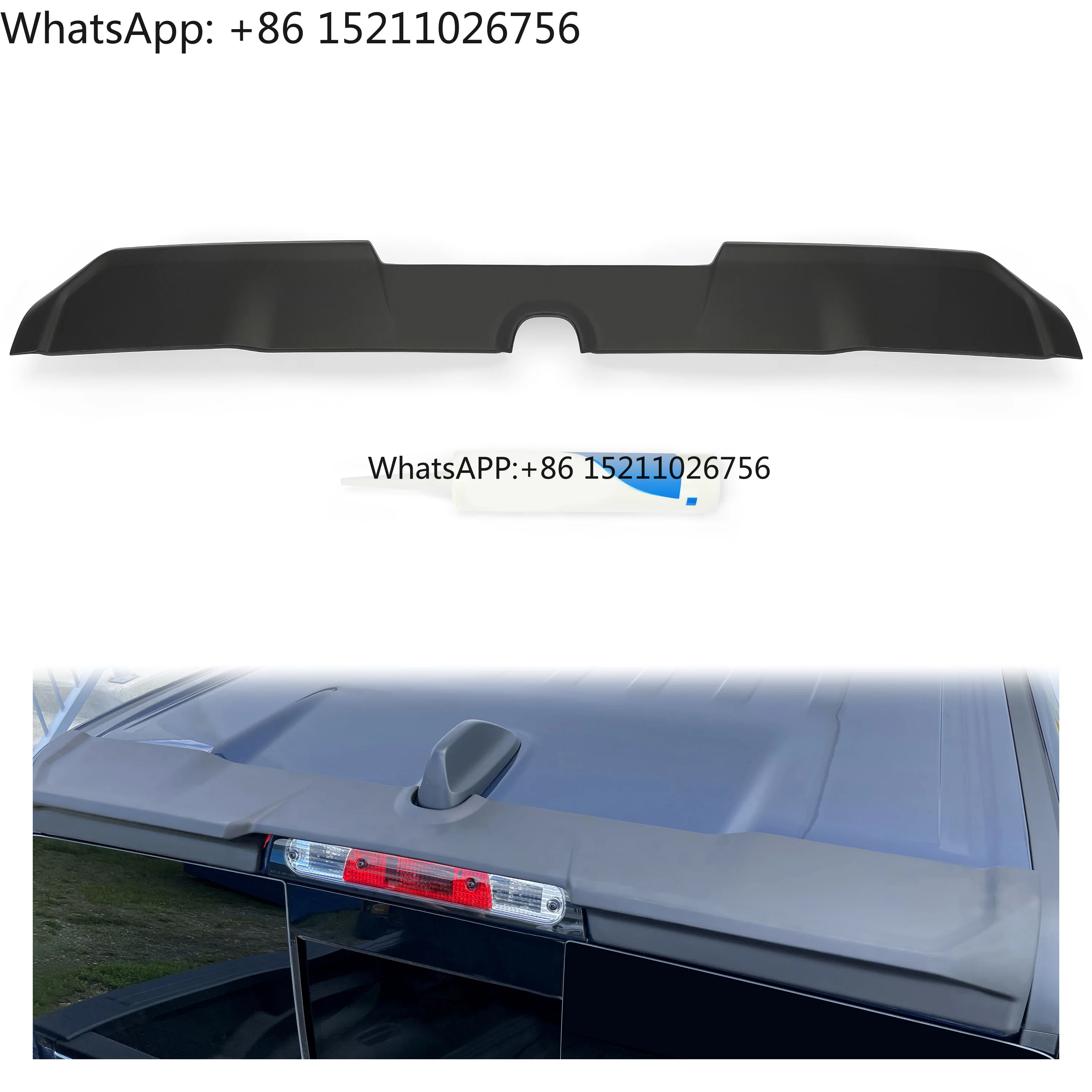 

Cab Spoiler Roof Top Wing Compatible with 2019-2024 Dodge RAM 1500 Crew Cab Pickup Truck Roof Spoiler