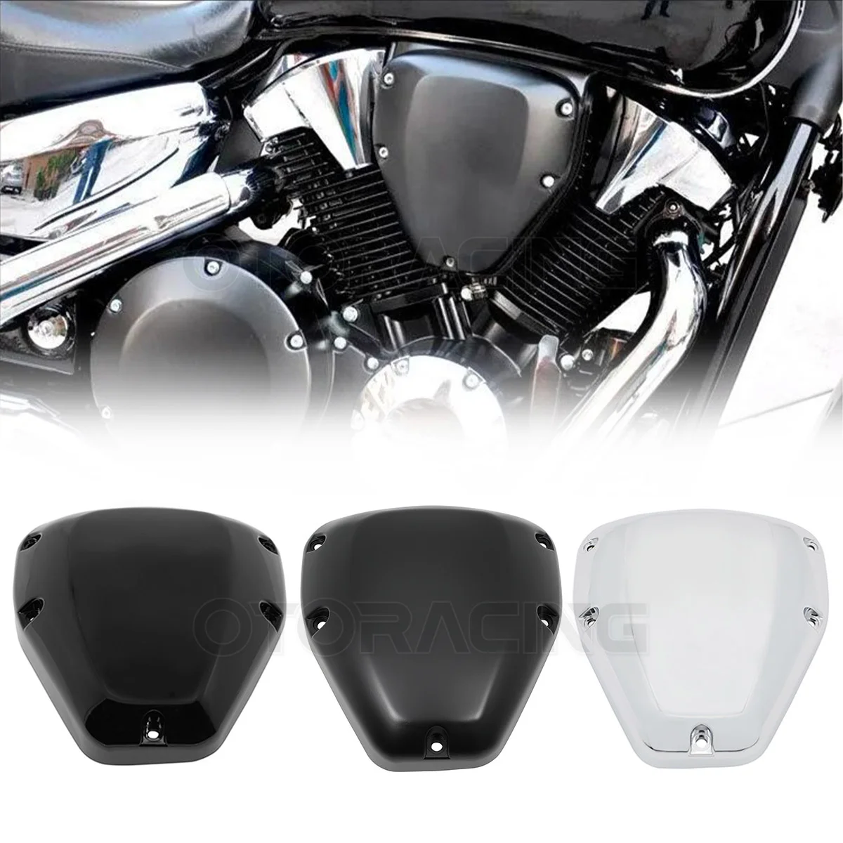 Motorcycle Air Filter Cap Air Cleaner Cover For Honda VTX1300 VTX1800 VTX 1300 1800 2003-2008