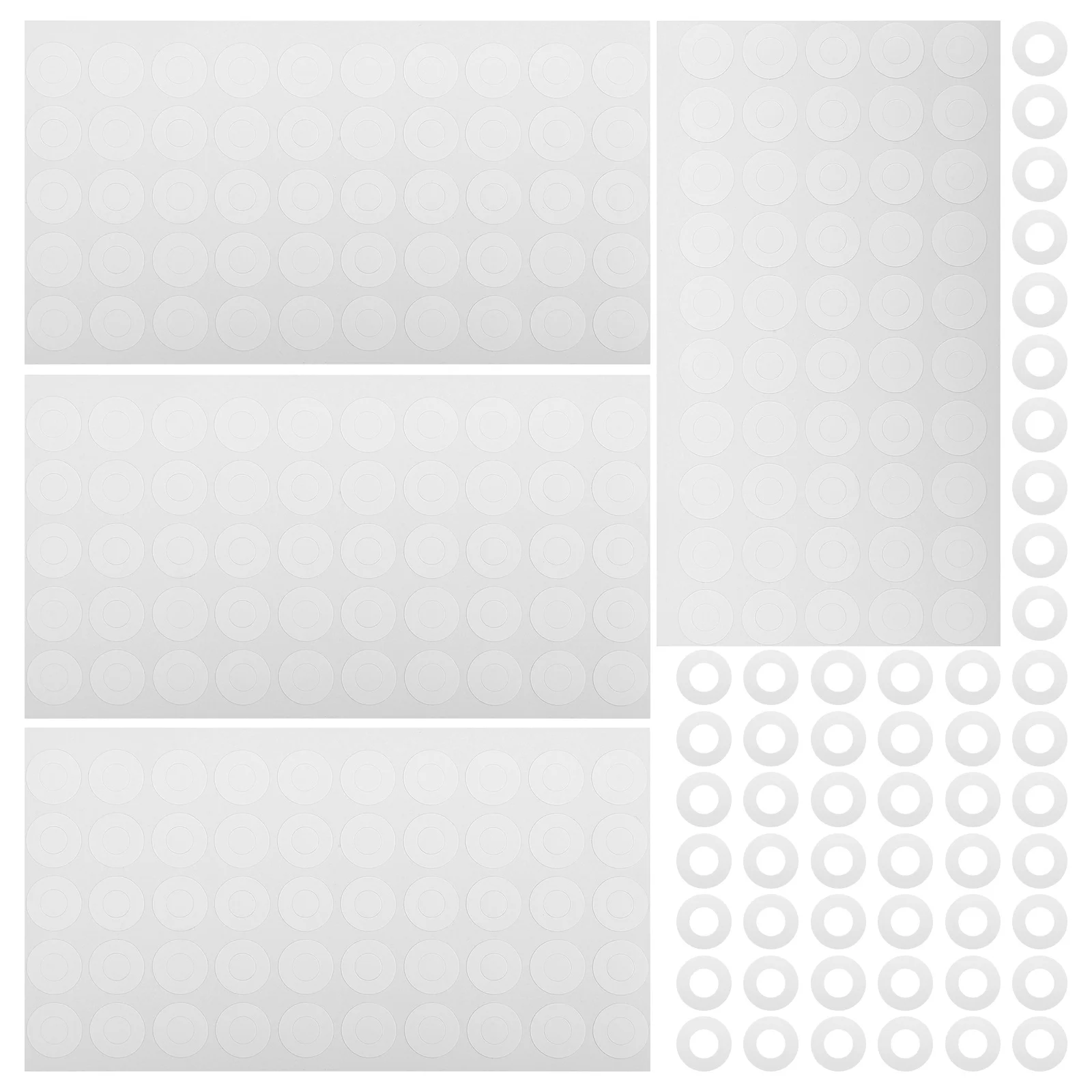 

2000Pcs Binder Hole Stickers Reinforcement Labels Adhesive for Loose-Leaf Paper Repair Strengthen Decorate