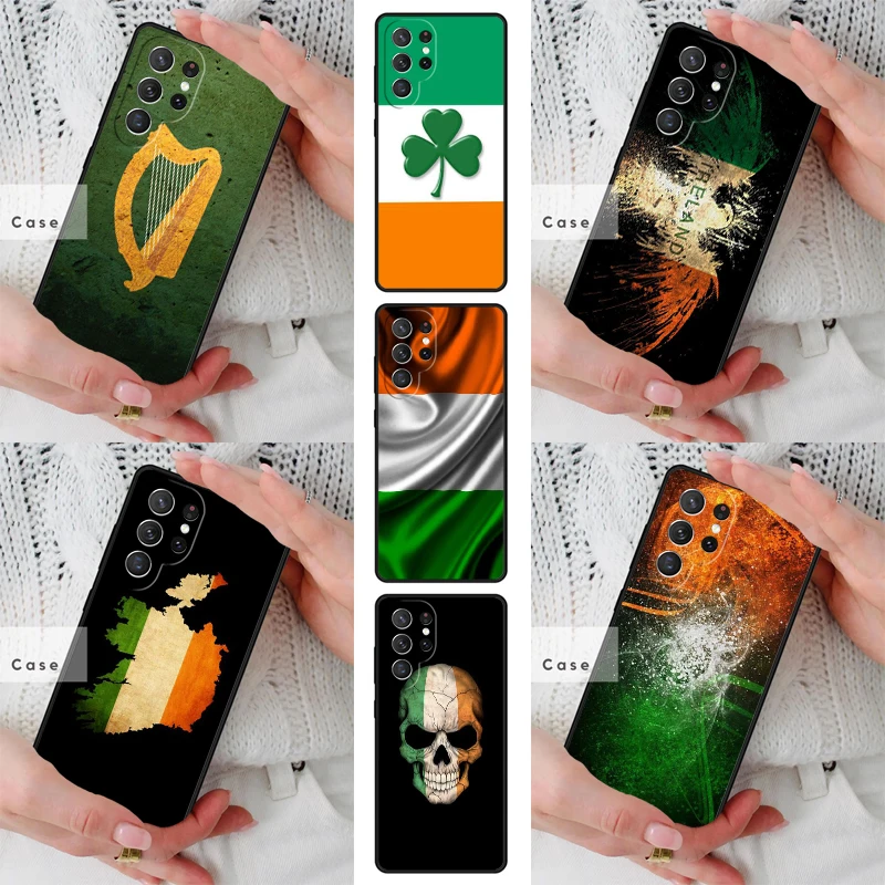Phone Cases Ireland - İrlanda İrlanda Bayrağı TPU Telefon Kılıfı