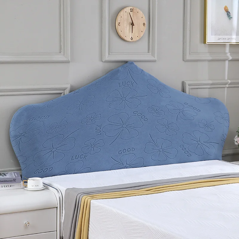 Stretch Jacquard Headboard Cover European Printed Soft Fabric Cover for Irregular Shaped Upholstered Headboards Bedroom Decor