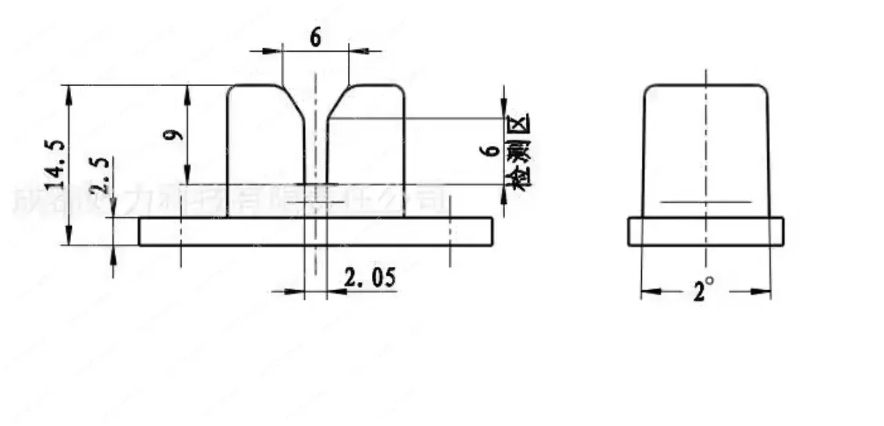 Air Bubble Sensor Line Air Test MLU02-225 for Non-immersion Infusion Pumps