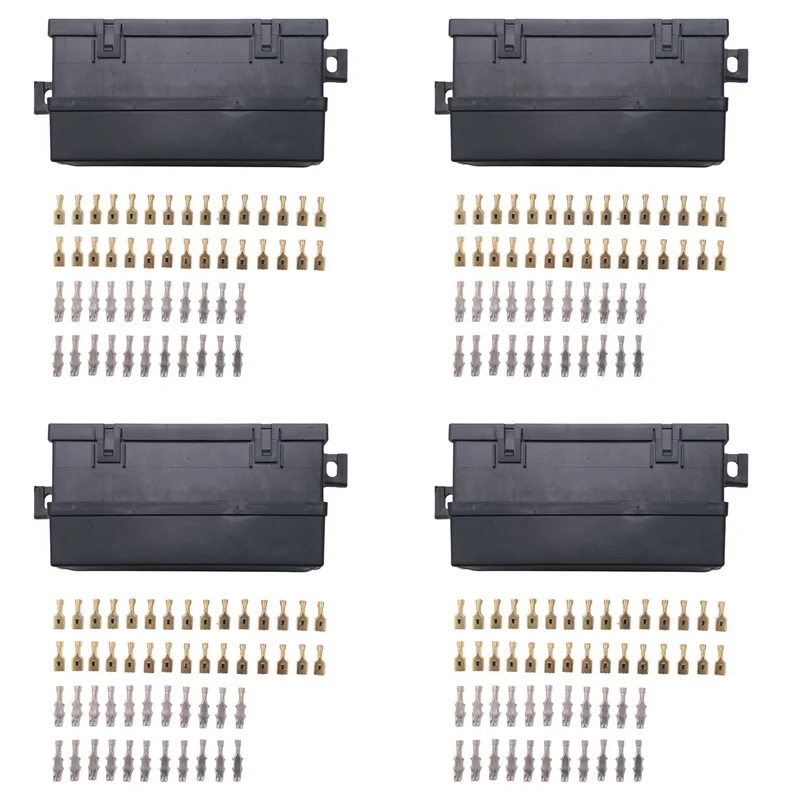 

Ac29-4X Автомобильный 11-контактный держатель предохранителя Релейная коробка с клеммами Реле Водонепроницаемые разъемы