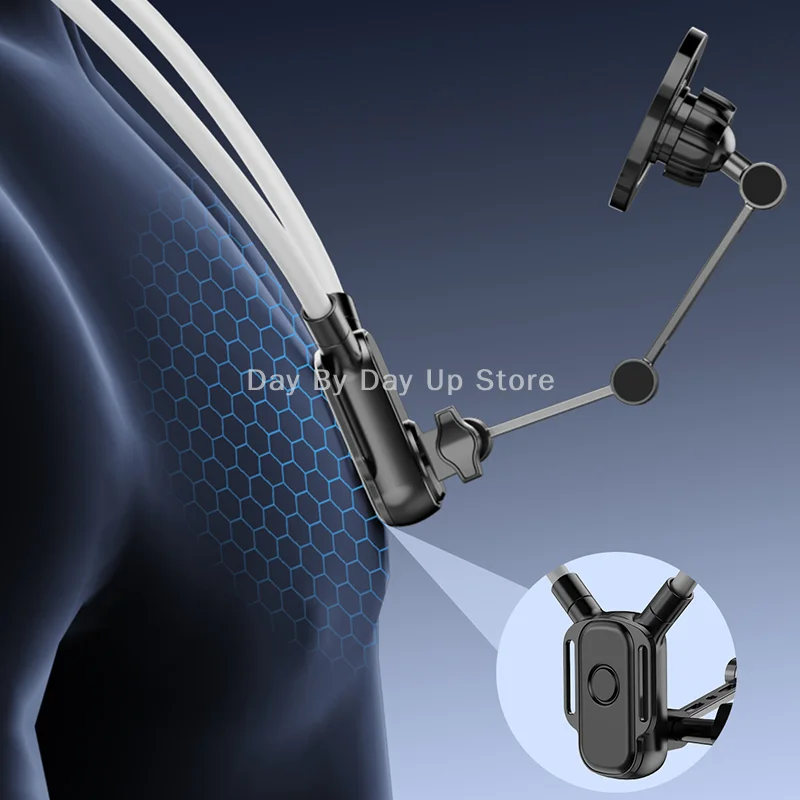 1PC Silikon Magnetische Quick Release Mobile Halter Hals Hängen Telefon Stehen Magsafe Hals Hängen Halterung Telefon Zubehör