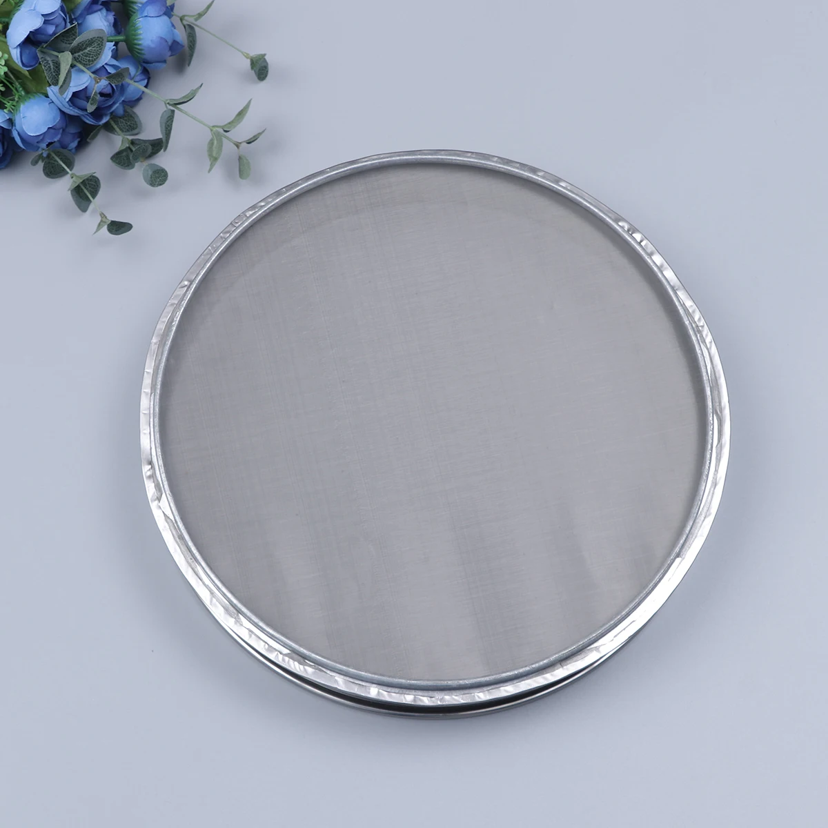 

Stainless Steel Mesh Sifter Pollen Herbal Collector Kitchen Sugar Screen Fine Holes Stackable Design Space Saving Resin