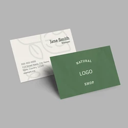 50-500PCS business card production printing high-end business card customized color double-sided card printing business card des