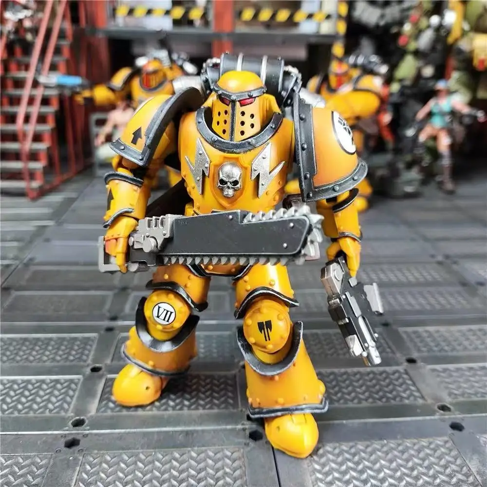 

【JOYTOY】Warhammer 40K The Horus Heresy Imperial Fists Mklll Despoiler Legionaries Soldier Model 1/18 Action Figure