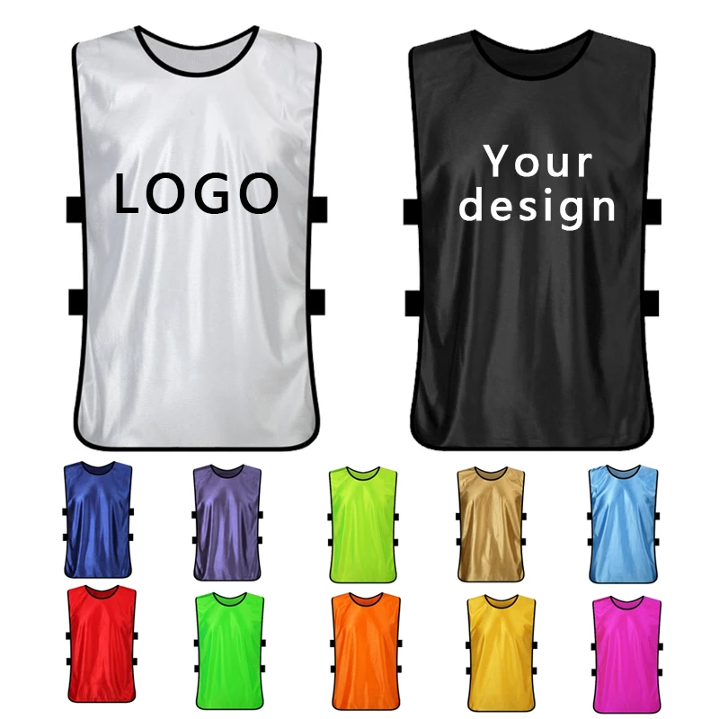 Customized Advertising Printed Logo On Activity Vest Pattern Vest Men And Women Children Basketball Football Training Clothing