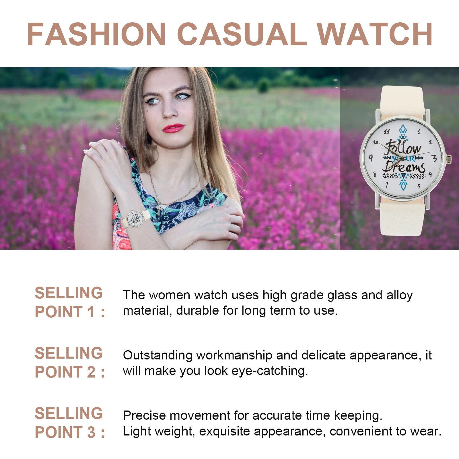 Women Watch Set High Grade Glass Alloy Precise Movement Adjustable Strap Girl Gift Stylish Bracelet Ladies Quartz Wristwatch