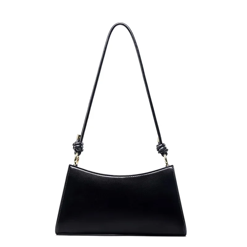 

Underarm Cowhide Genuine Leather Handbags Women Vintage Red Shoulder Bag Female Korean Luxury Bag High Quality 2025