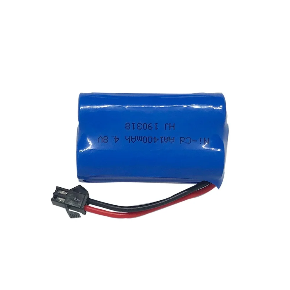 4.8v 1400mah Ni-Cd Battery SM Plug  for RC cars 4.8v rechargeable battery pack 4.8v RC boat toy Battery 4.8 V 1400 Ni-Cd Battery