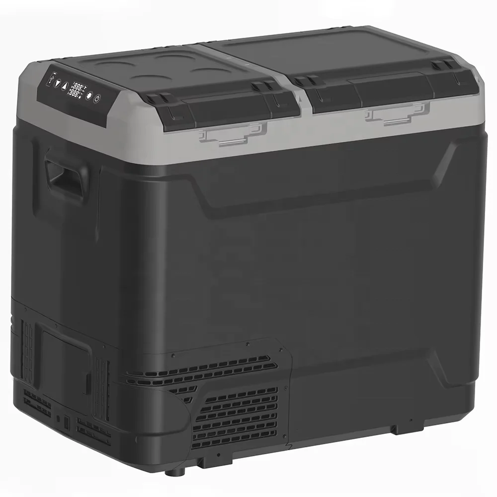 New AC.684.151 42.4L Portable Ice Maker Refrigerator Car Fridge Truck RV Van Freezer 24V/12V Camping Cooler Box
