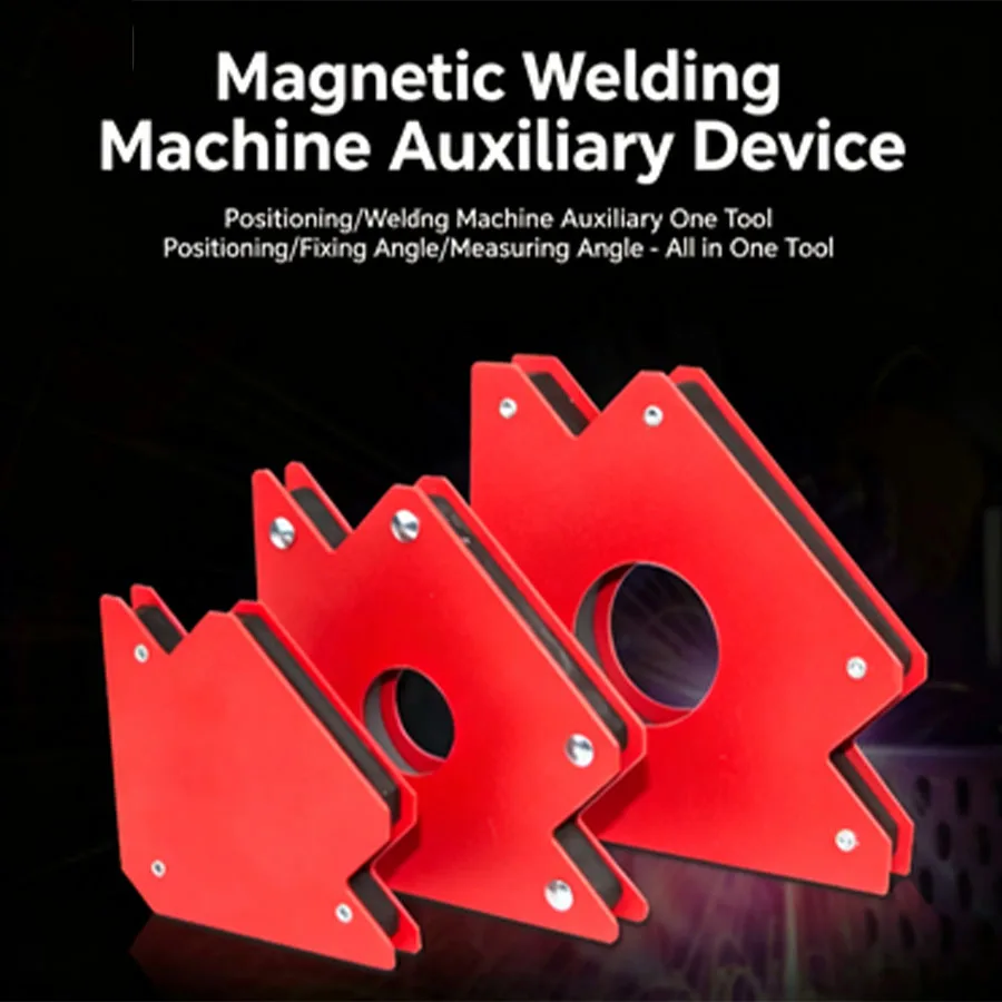 Strong Magnetic Welding Locator, Multi Angle 90 Degree Right Angled Triangle Ruler, Welding Magnet Auxiliary Tool, Artifact