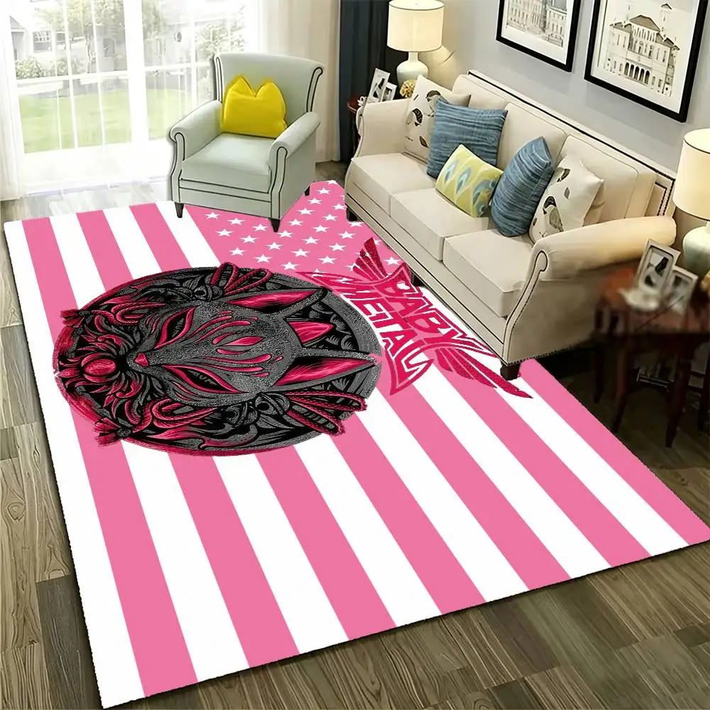 B-baby M-metal BAND Floor Mat Rugs Soft Bedroom Floor Anti-skid Household Carpets