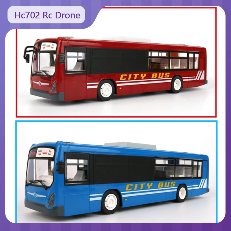

E635 2.4g 6ch Rc Bus Rc Car Simulation Large Remote Controlled City Bus High Speed With Sound And Light Adult Children'S Toy