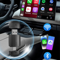 Mini 2 in 1 Ai Box Wired to Wireless CarPlay & Android Auto Adapter 5Ghz WiFi Type-C/USB Plug & Play Non-inductive Connection
