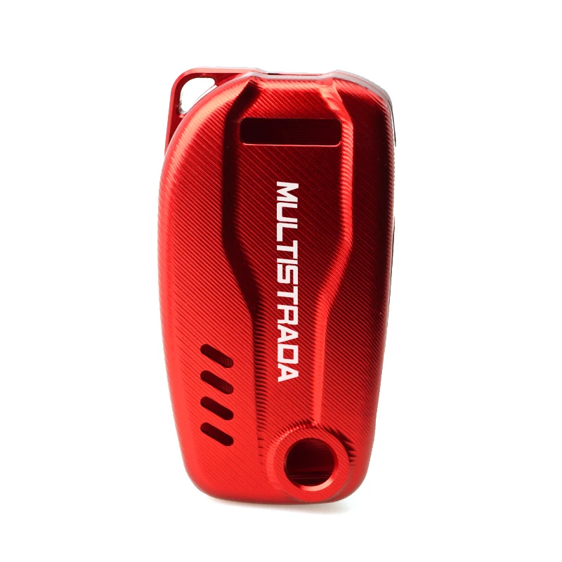 For Ducati Multistrada 950 1260 S MTS 1260 950 2025+ Accessories Motorcycle Key Remote Cover CNC Case Chain & Keychain Key Ring
