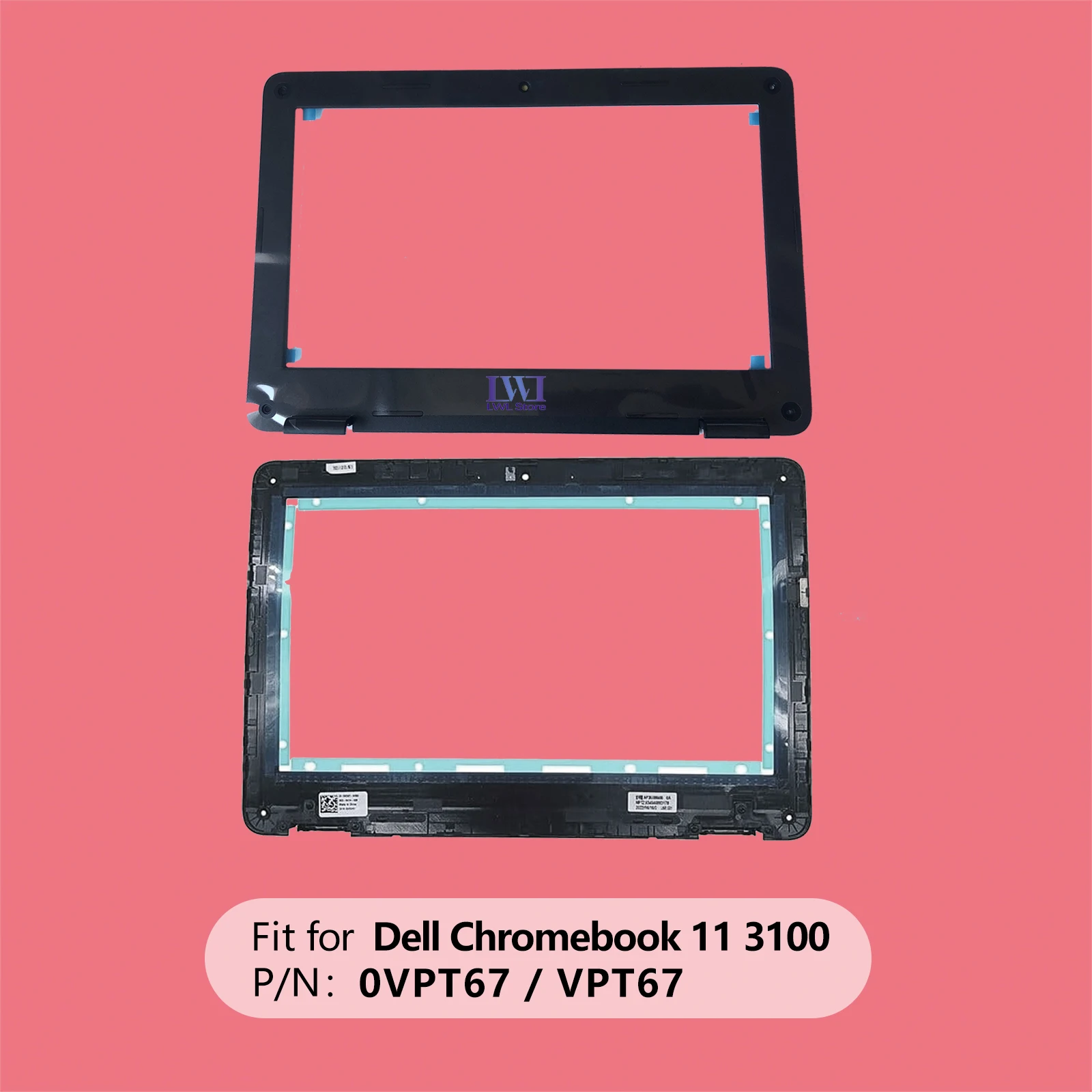 Wholesale LWL Laptop LCD Front Bezel Frame for Dell Chromebook 3100 Latitude 11 3100 06C2J6 6C2J6  0VPT67 VPT67