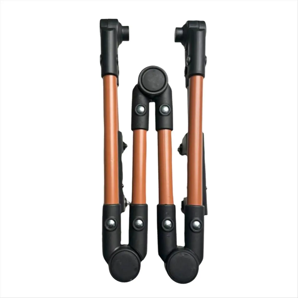 BAAQ Folding Handcart Push Handle Trolley Handle Attachment Removable Foldable Beach Cart Handle Utility Wagon Cart Part