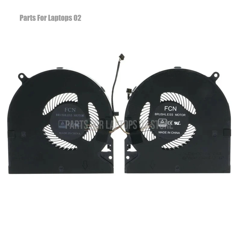 p CPU / GPU Cooling Fan for Razer Blade 15 RZ09-0301 02385 RZ09-0288 RZ09-0313 0330 0367 DFS5K123043635 DFS5K121144645