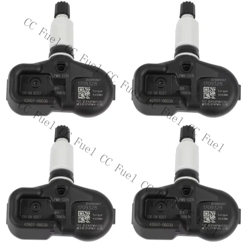 C+ New Complete Set of 4 TPMS Tire Pressure Sensor PMV-C015 Fits for Toyota Camry