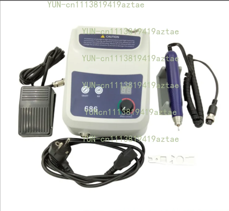 Tooth Machine 686 Jade Carving Machine Small Brushless Polishing Machine, Wood Core Jade Carving, Dental Electric Carving Tool