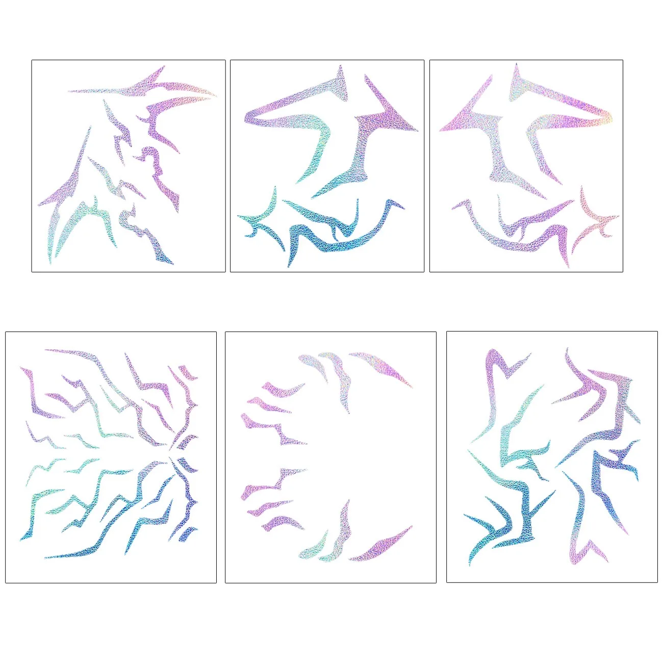 

Lumi's role-playing prop laser tattoo stickers, suitable for temporary tattoo decoration at festival parties