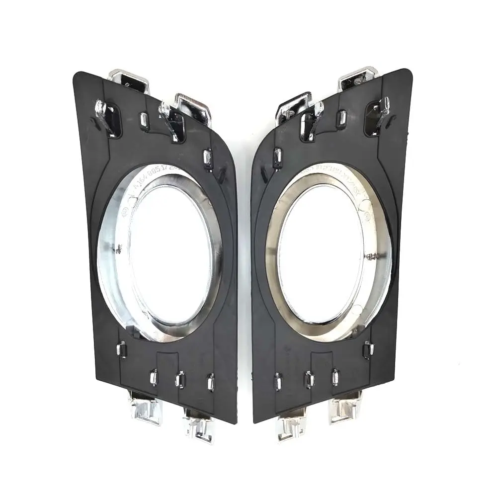 2pcs Front Bumper Fog Light Cover Grille Fit For Mercedes GL-Class X164