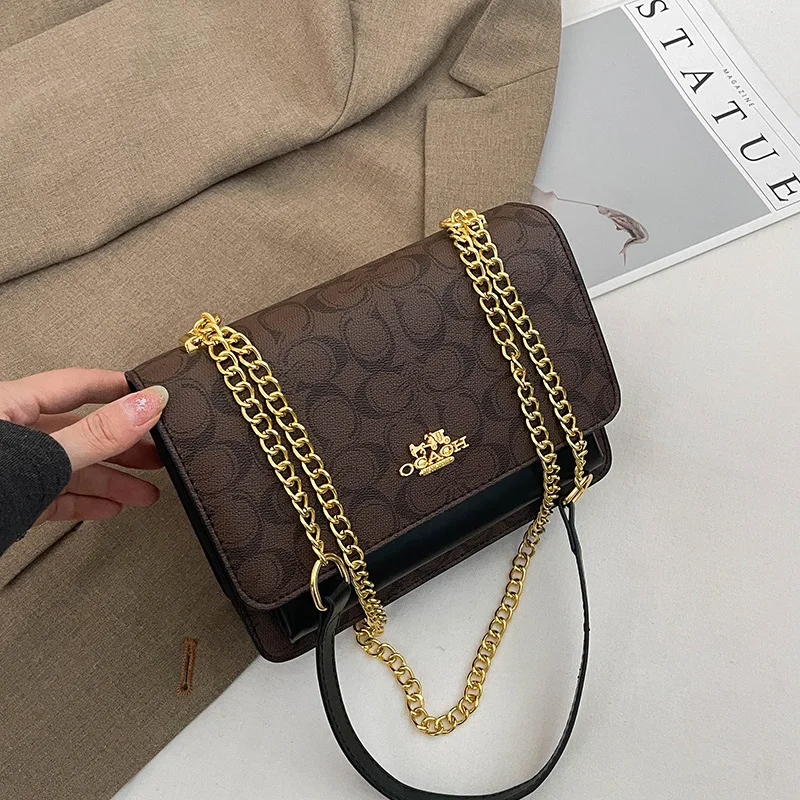 2026 New Arrival Women Chain Small Square Bag Versatile Fashion Shoulder Crossbody Handbag