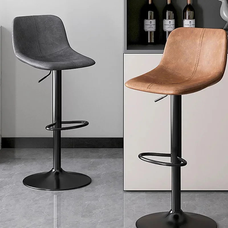 Swivel Counter Barstools Balcony Counter Height Office Kitchen Metal Hairdressing Dining Chairs Computer Cadeira Accessories