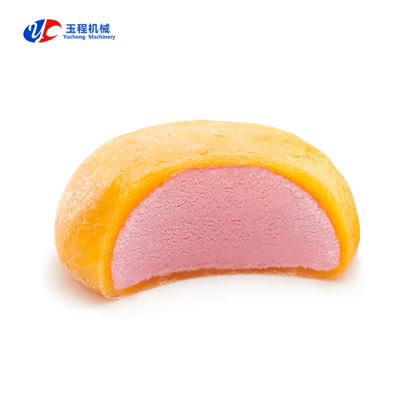 Automatic Ice Cream Mochi Making Machine Three Filled Cookies Production Line