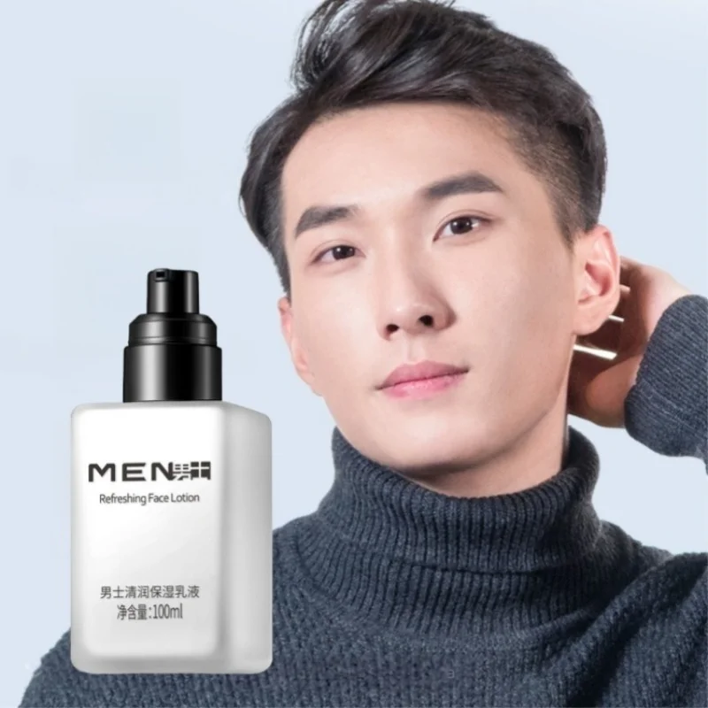 

Мужской освежающий лосьон-увлажняющий увлажняющий, нежирный, гладкая кожа, антивозрастные средства по уходу за лицом