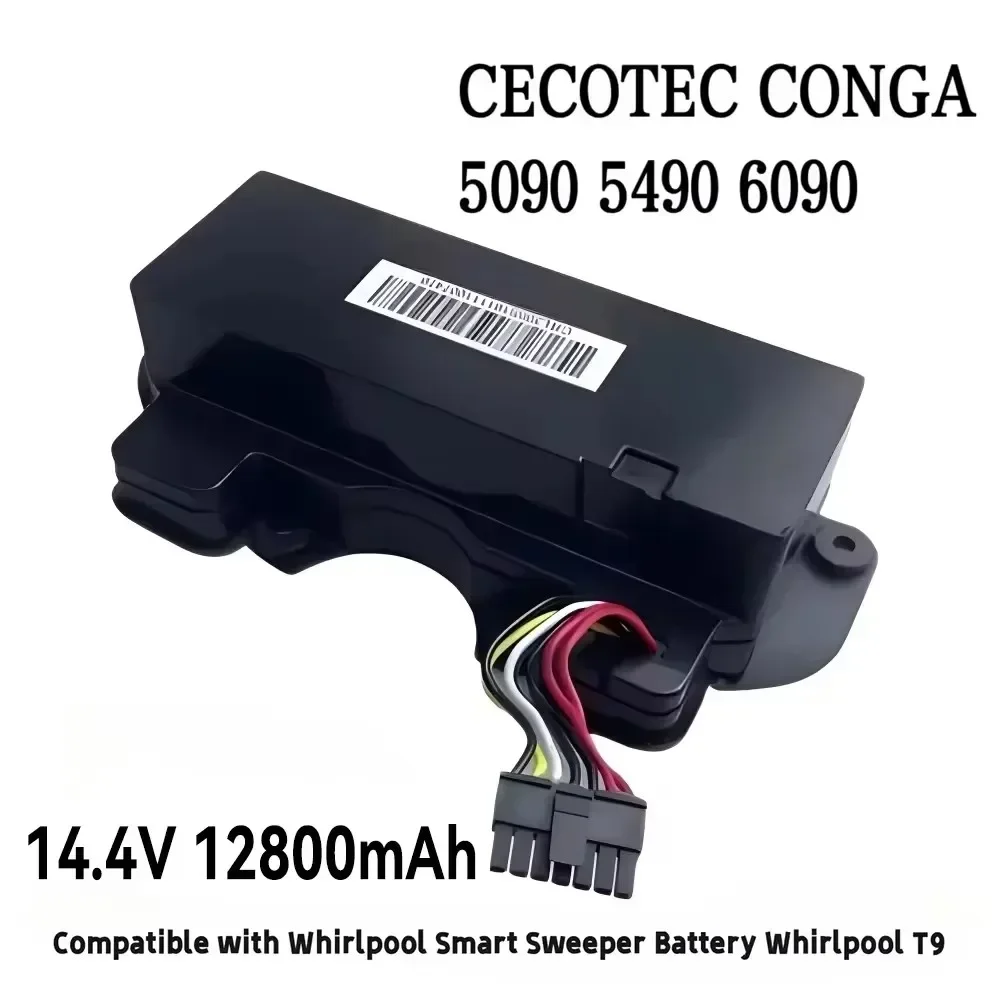 14.8V 12800mAh 100% New CECOTEC CONGA 5090 6090 5490 Mopping Robot Battery Pack Netease Intelligent Manufacturing NIT Model