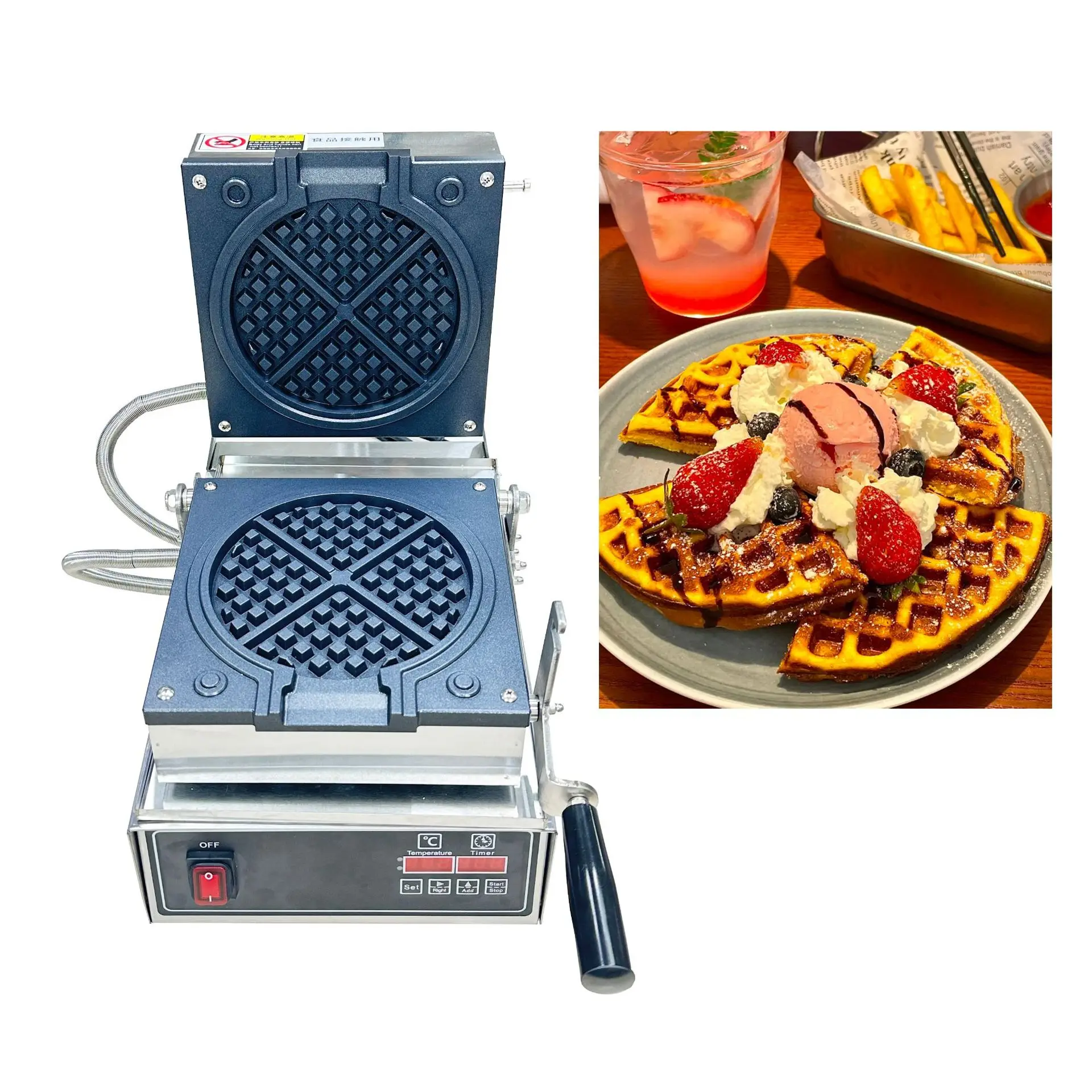 Factory Price Snack Wafer Making Machine,Waffle Machine Cake Waffle Commercial Waffle Maker