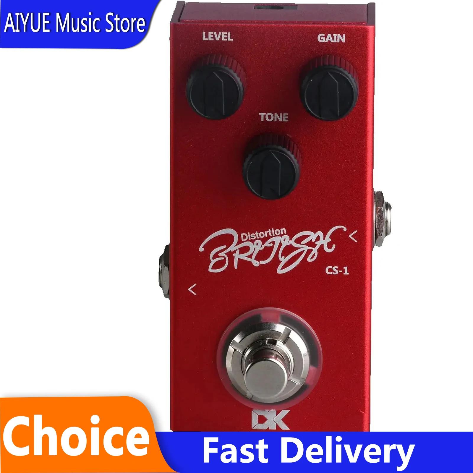 

Guitar Effect DK CS-1 Distortion Effect Pedal True Bypass Mini Single Guitar Pedal Electric Guitar Accessories And Parts