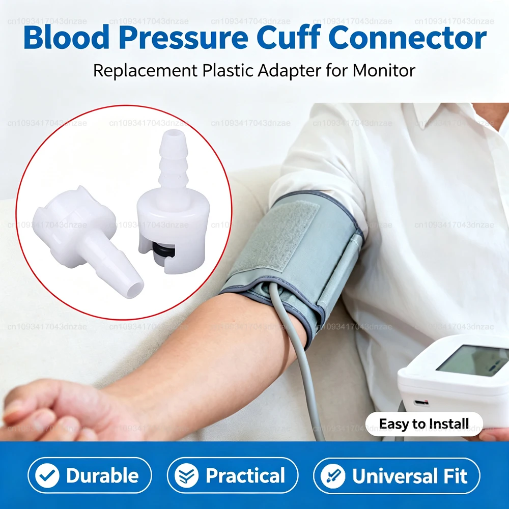 1/10pcs NIBP Blood Pressure Cuff Single Tube Air Hose Connector For Welch Allyn/Marquette/Datex-Ohmeda Zoll Slot To Lock Plug
