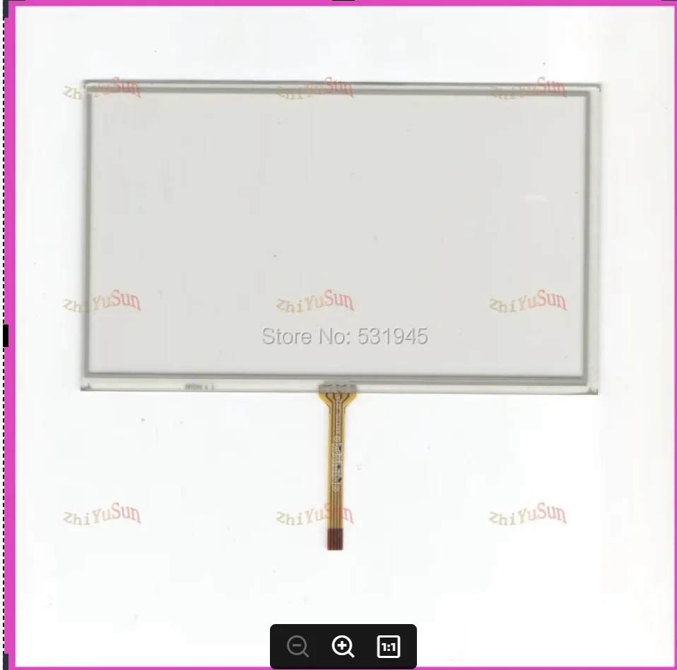 

ZhiYuSun 7 inch HST-TPA7.0HJ compatible for AT70TN90 4 wire TOUCH SCREEN for gps glass 7 touch panel HST TPA7.0HJ