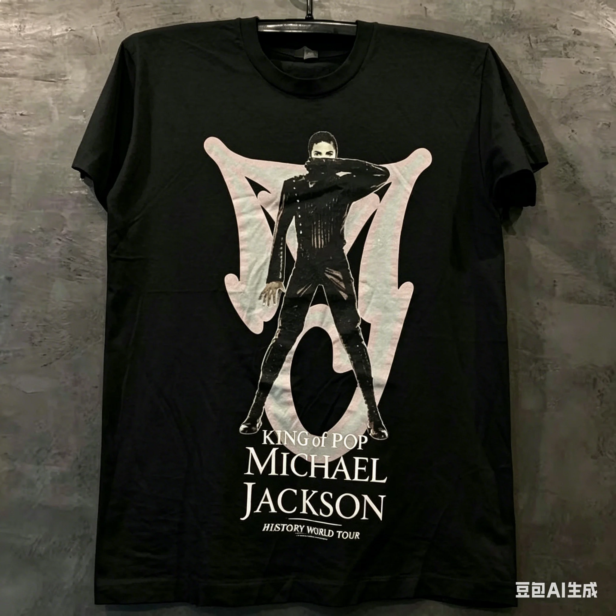 Summer Men's MJ Michael Jackson Printed 100%CottonNeutral O-Neck Short Sleeve Men's and Women's Fashion Hip Hop T-shirt Fan Gift