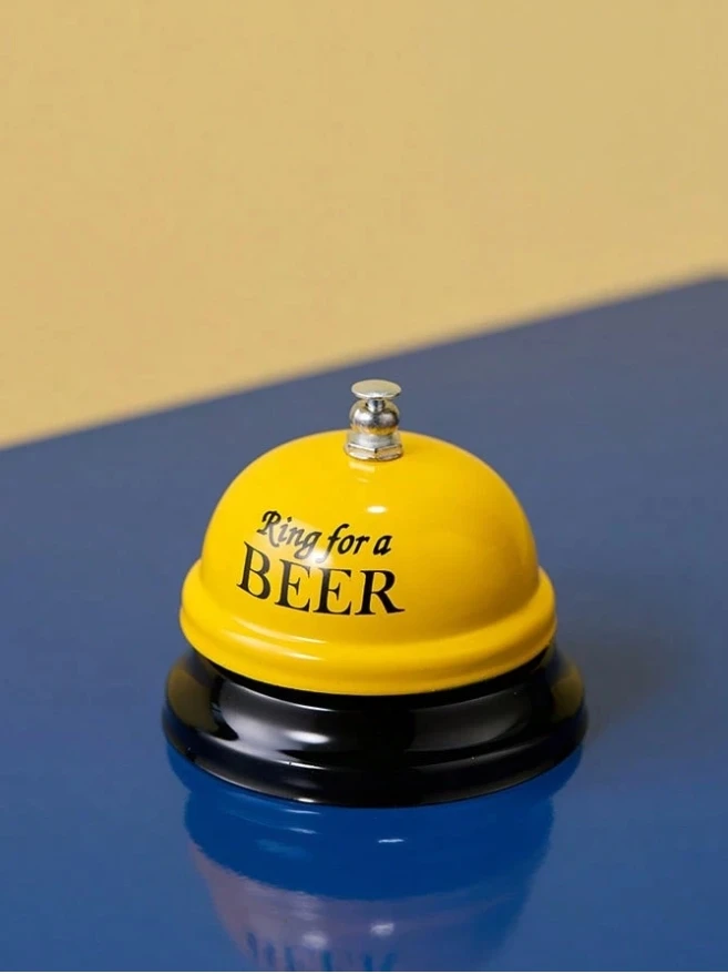 قطعة واحدة من جرس الخدمة المعدني المحمول، مناسب للمطاعم ومناطق الاستقبال في الفنادق وتدريب الحيوانات الأليفة والألعاب والمعلمين والحانات #1