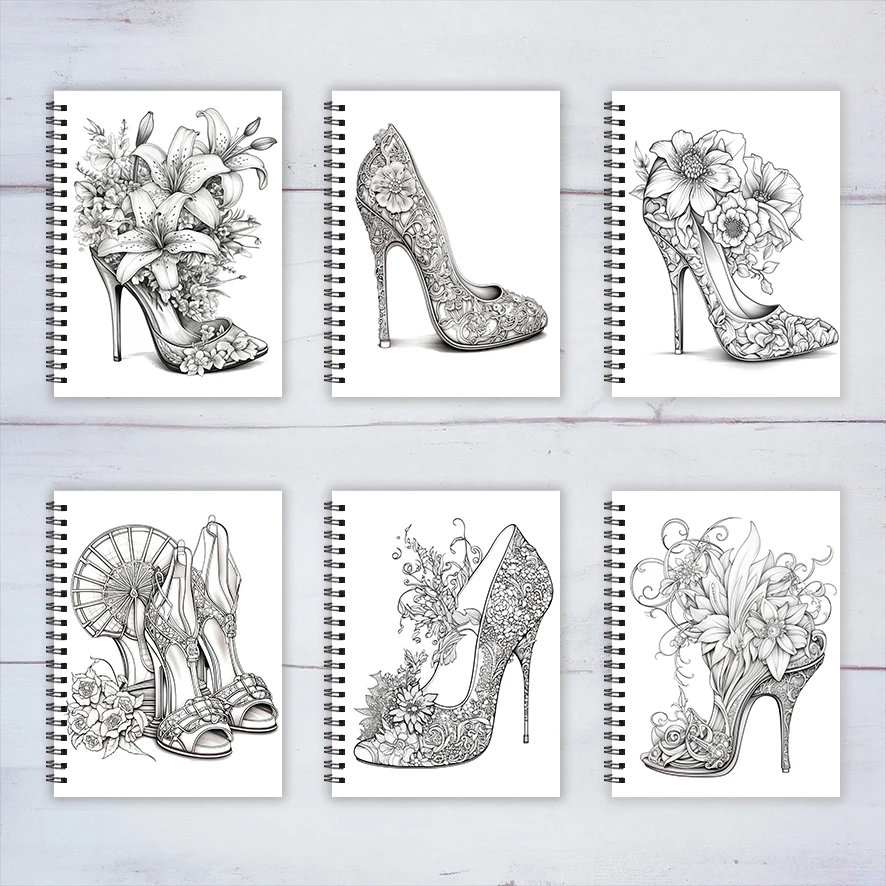 Adult Coloring Book - 8.3x 11.2 Inch 22 Page Coloring Book - Helps Reduce Stress and Ease Emotions