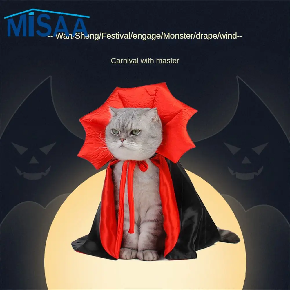 Cat Dog Vampire Cape Gifts Role Play Pet Clothes Best Seller Vampire Essential Kawaii Pet Clothing & Accessories Pet Clothing