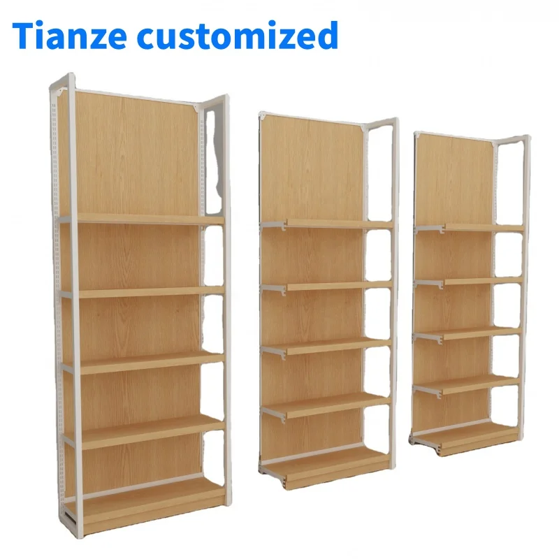 (customized)High-quality and low-priced wooden shelves used in supermarket display racks